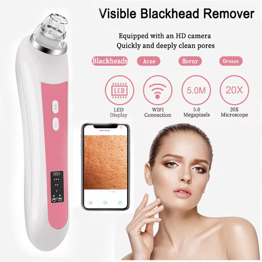 Pore Vacuum - Limpiador de poros de 6 cabezales,