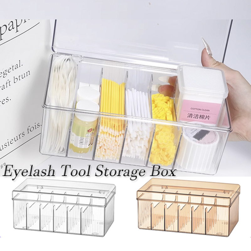 Beauty Makeup Organizer - Organizador de belleza de pestañas transparente,