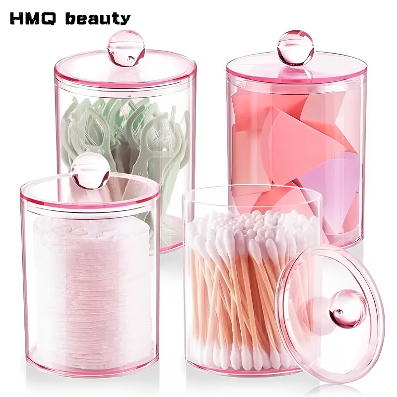 Beauty Makeup Organizer - Caja de almacenamiento de hisopo de