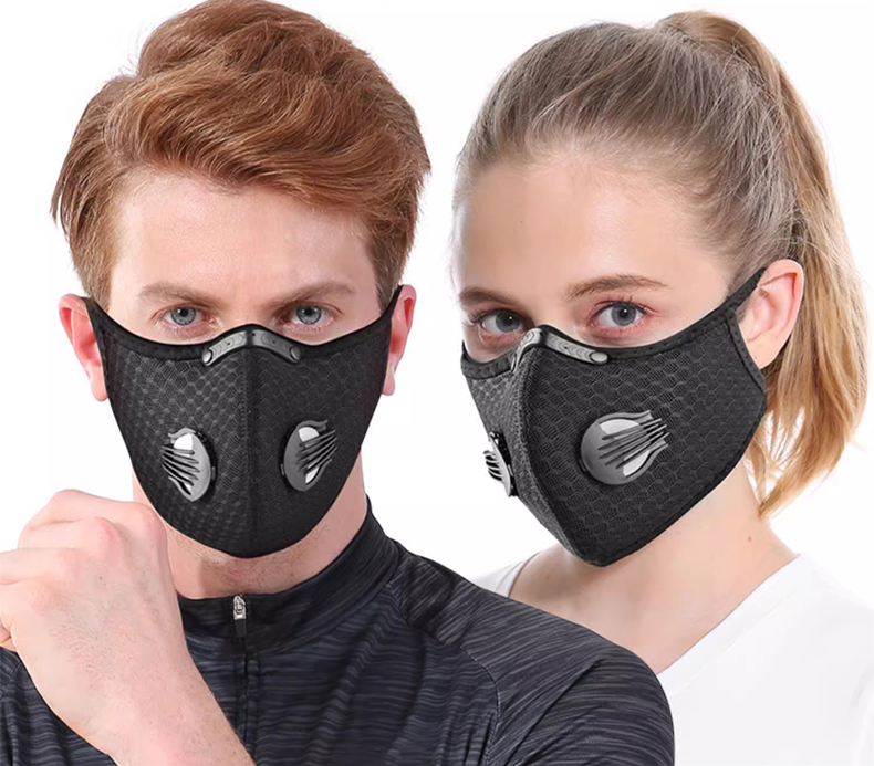 Sheet Face Mask Pack - Máscara de ciclismo deportiva lavable reutilizable
