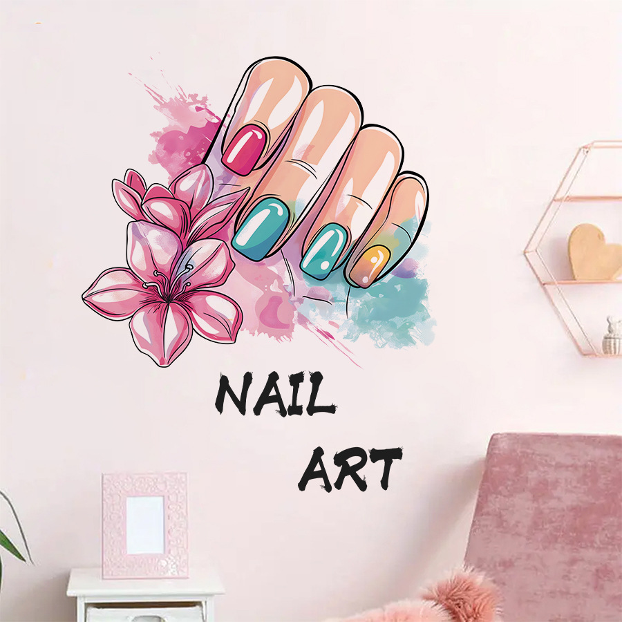 Beauty Makeup Wallpaper - Pegatinas de pared para salón de