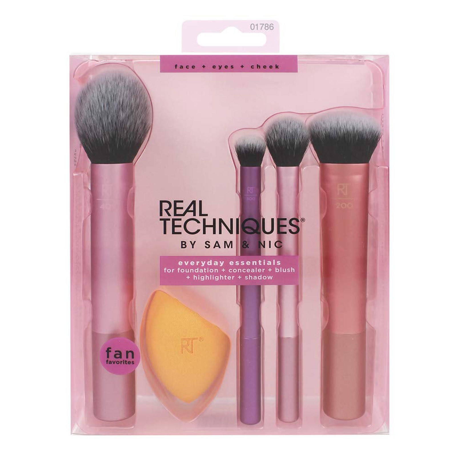 Beauty Real Makeup - Real Techniques-Juego de brochas de maquillaje