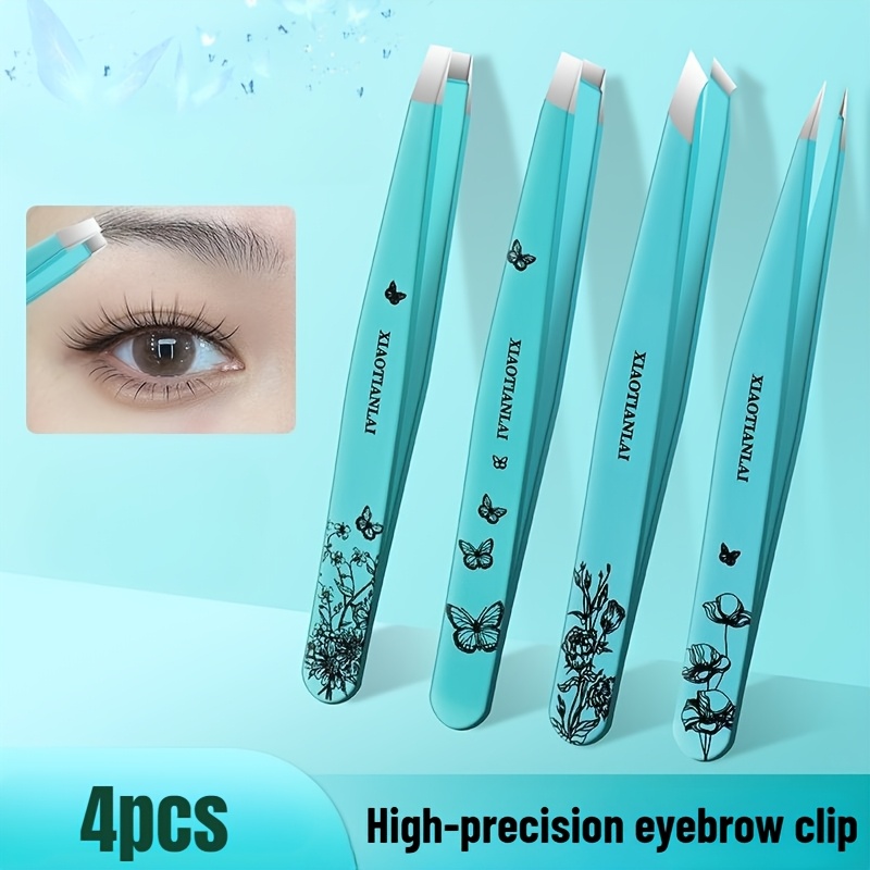 Beauty Makeup Bag - Juego de 4 Pinzas para Cejas