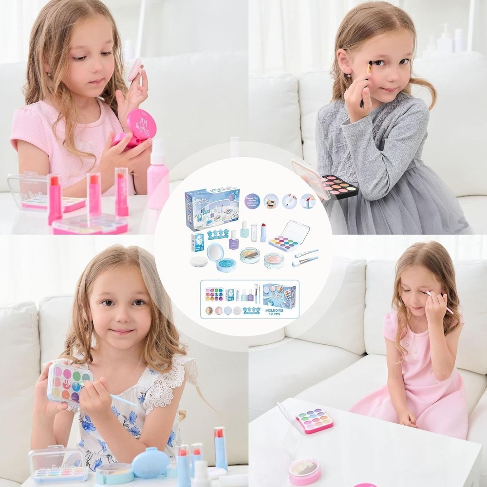Beauty Makeup Kit For Girls - Set de Maquillaje de Juguete para