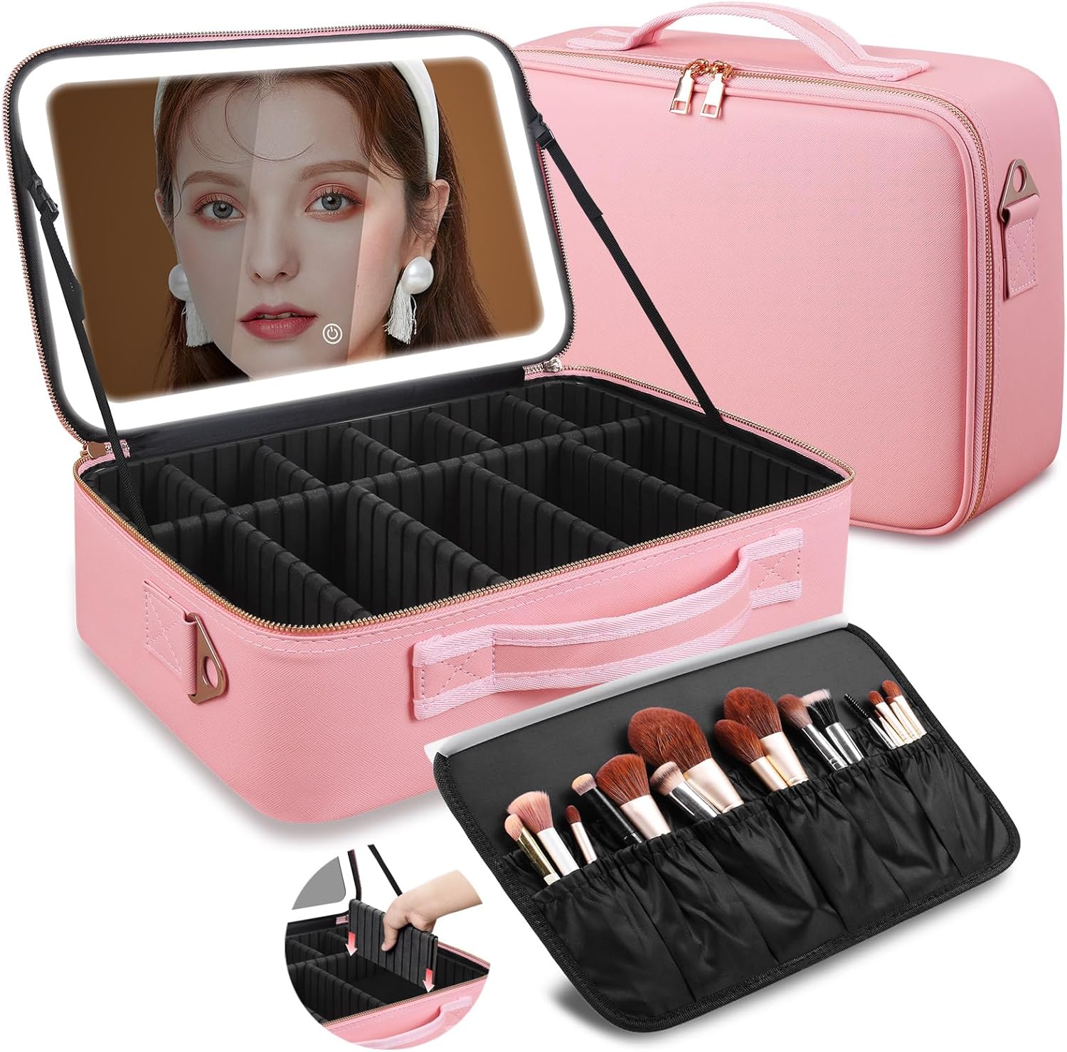 Beauty Makeup Bag - Bolsa de Maquillaje de Gran Capacidad
