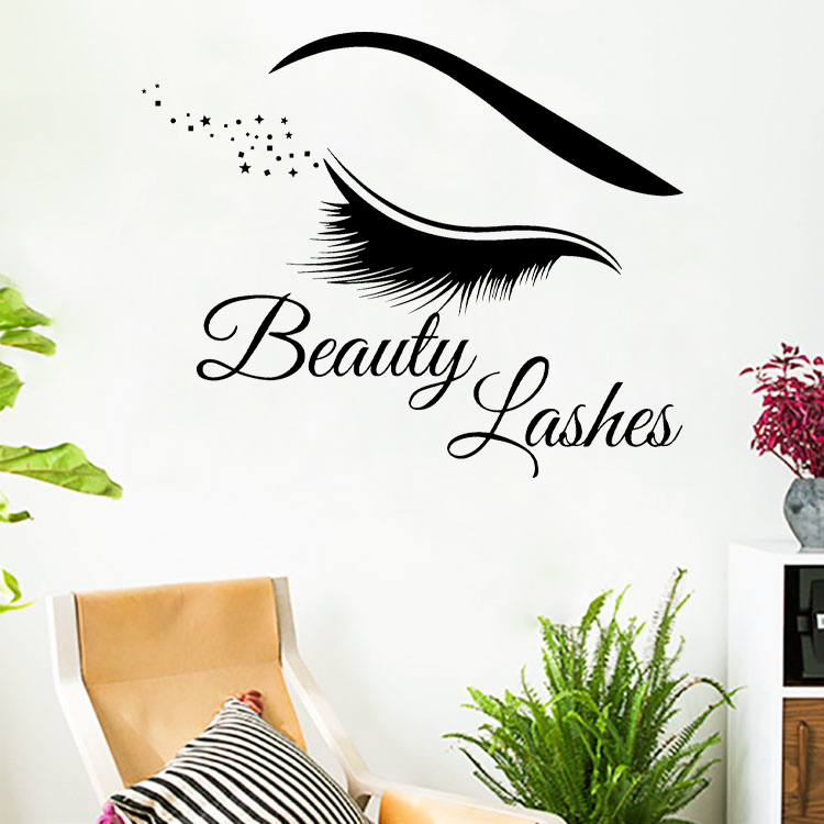Pestañas modernas, pegatina de - Beauty Makeup Wallpaper reseña y precio