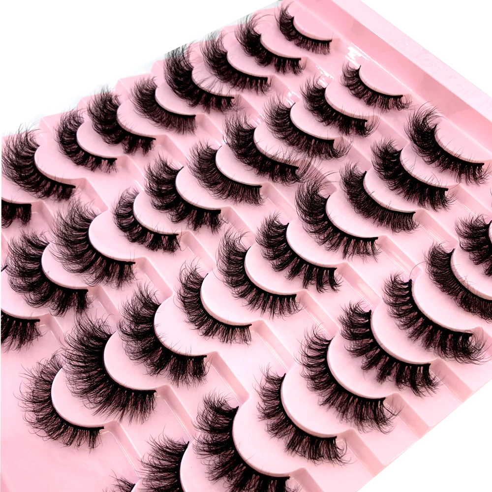 Nuevas 20 Pares de Pestañas Po - Beauty Full Makeup reseña y precio