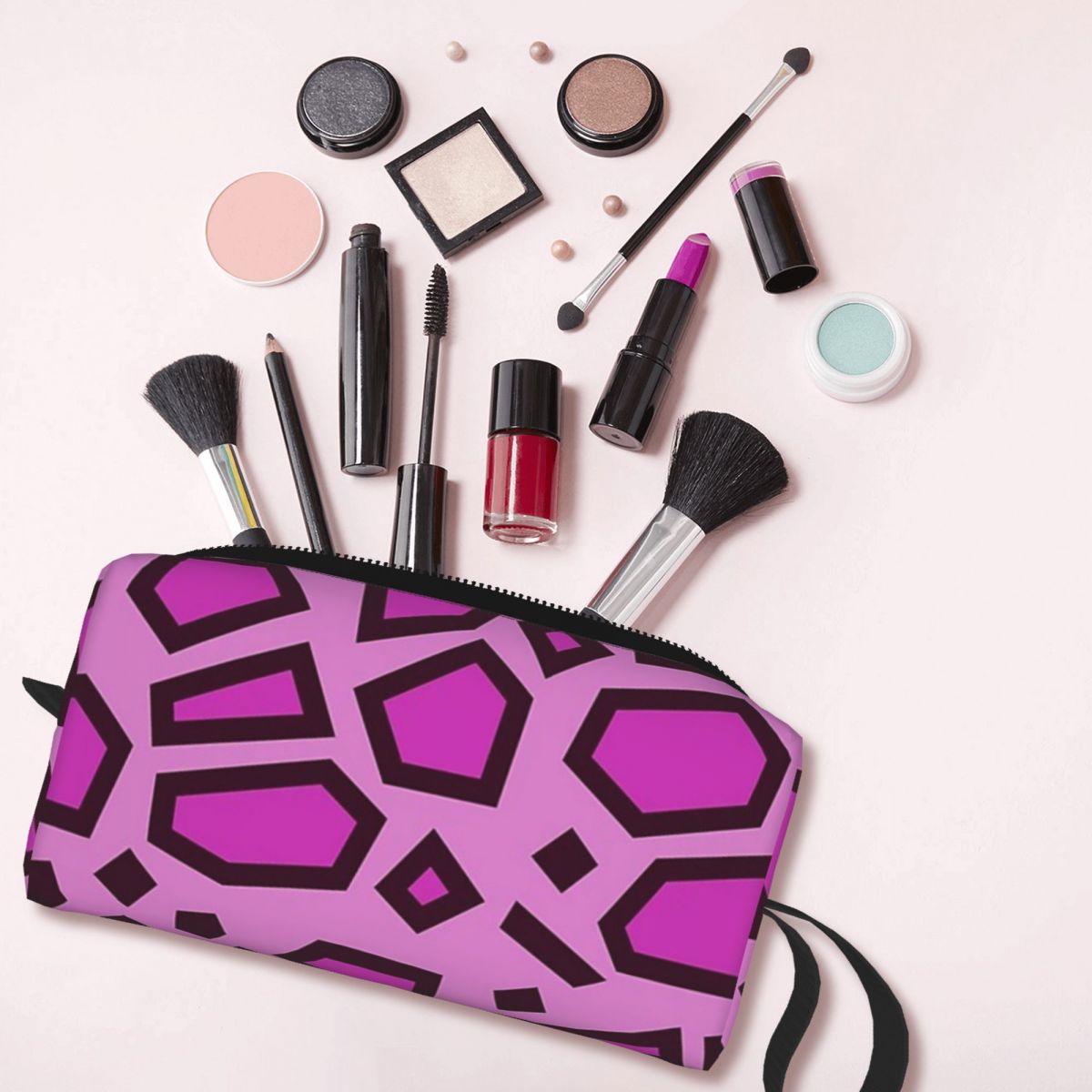 Bolsa de maquillaje Kipo Pink  - Jaguar Beauty Makeup reseña y precio