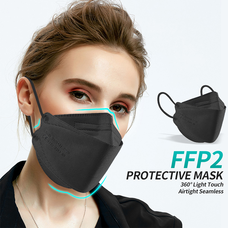 10-200 Uds ffp2 mascarillas CE - Sheet Face Mask Pack reseña y precio