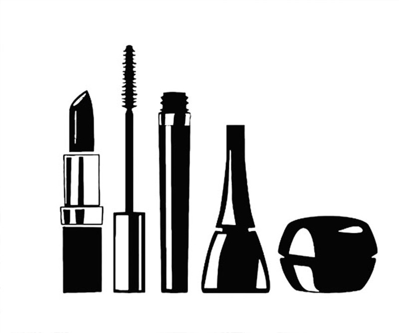 Pegatinas de pared de cosmétic - Beauty Makeup Wallpaper reseña y precio