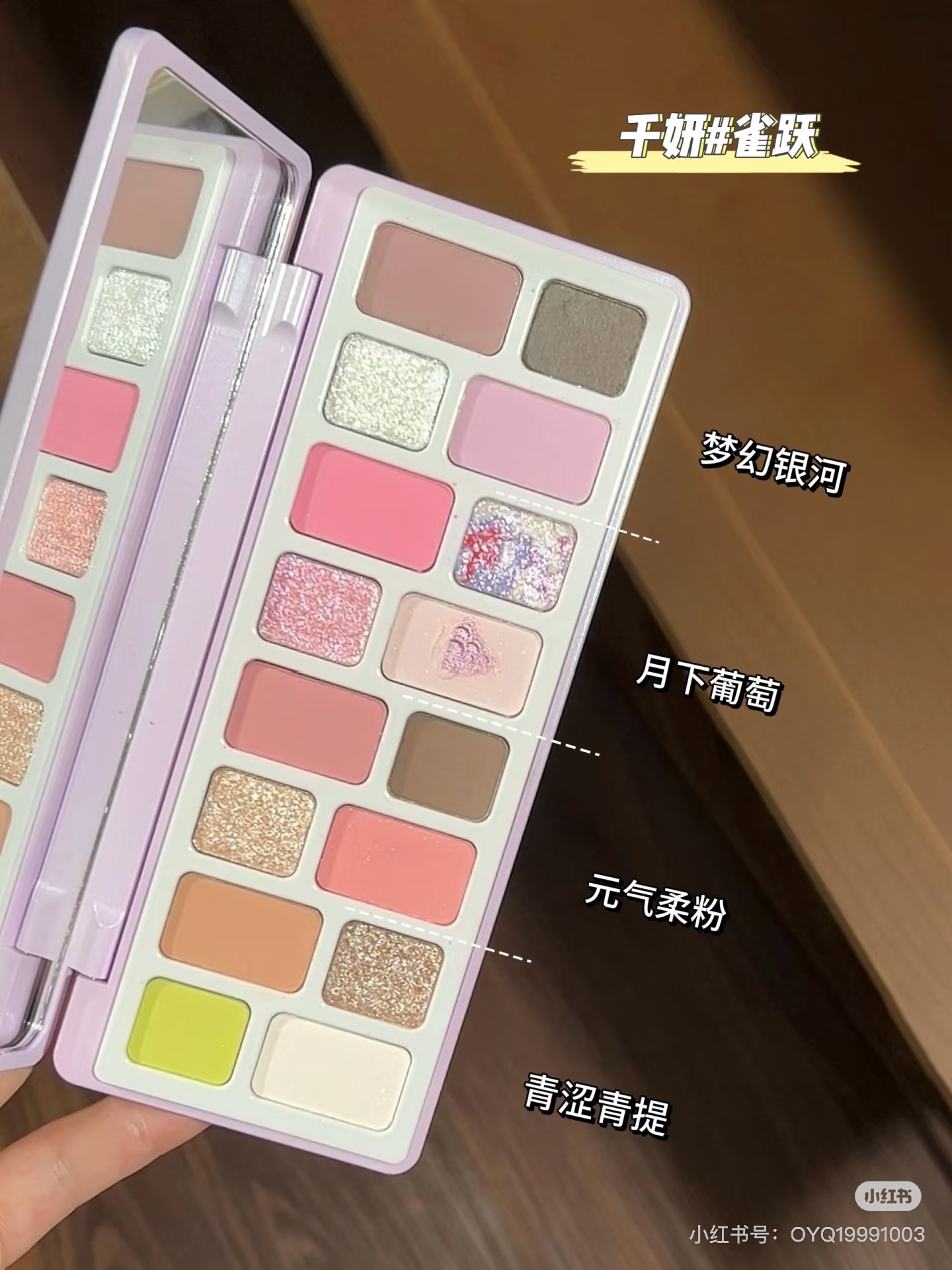 Cheeryep QianYan-paleta de som - Eyeshadow Palette reseña y precio