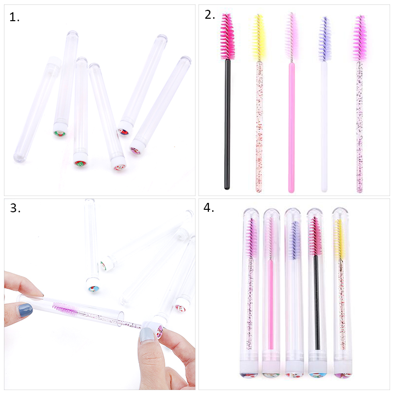 Tubo de cepillo de pestañas de - Beauty Makeup Youtube reseña y precio