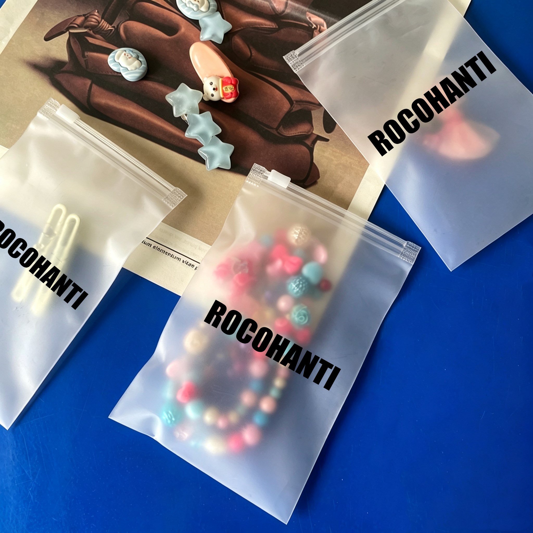 100X Bolsas de PVC Esmerilado  - Makeup Beauty House reseña y precio