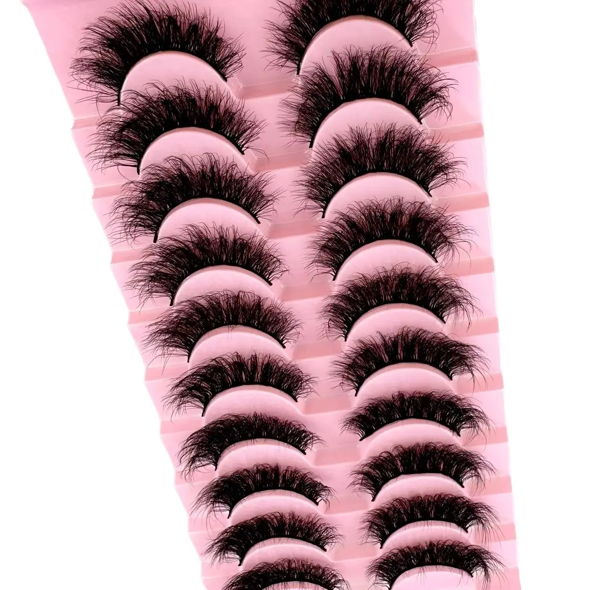 AMSDCN 10 Pares de Pestañas Po - Beauty Full Makeup reseña y precio