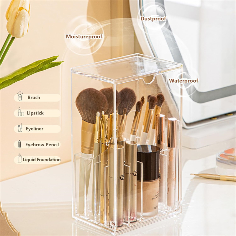 Organizador de brochas de maqu - Beauty Makeup Organizer reseña y precio