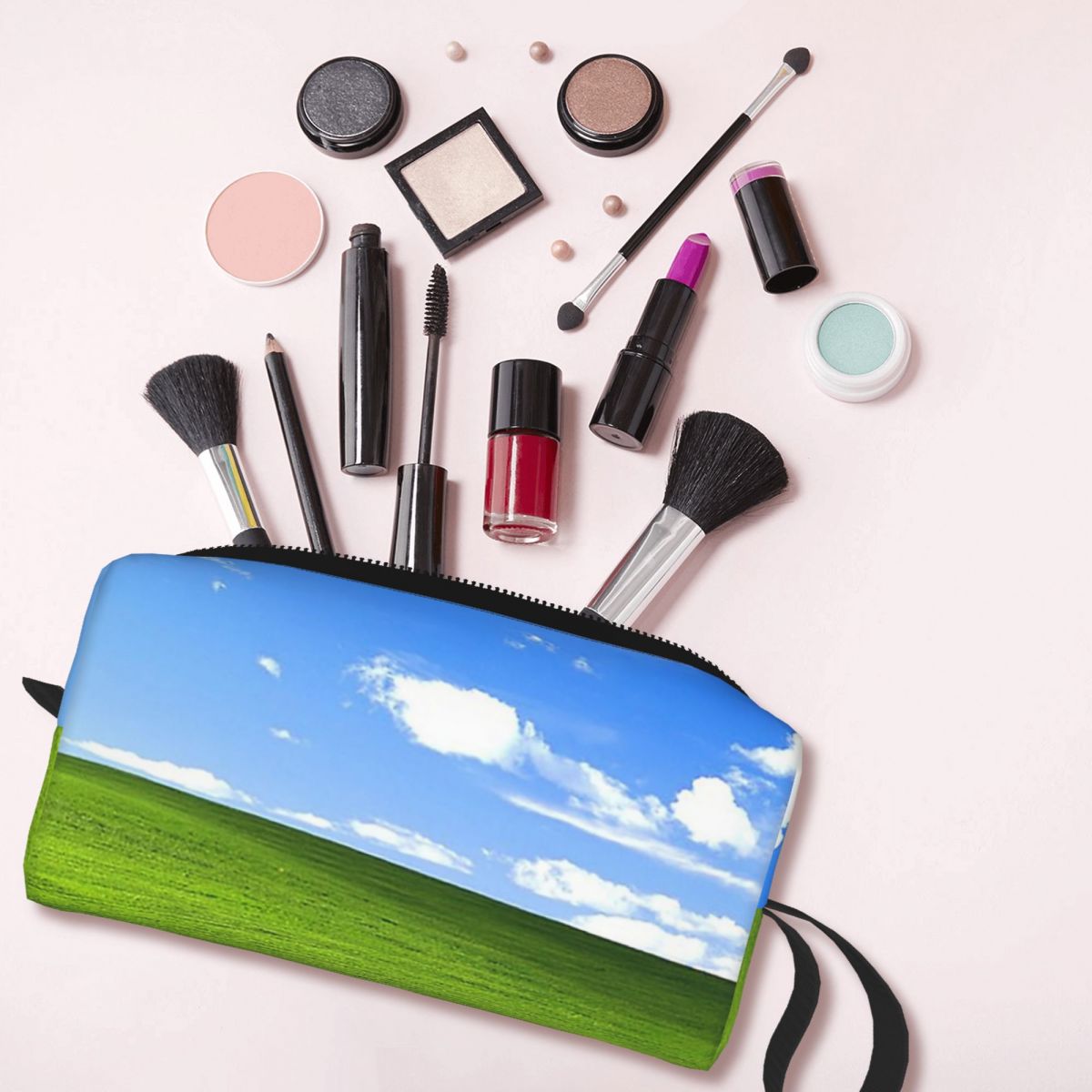 Bolsa de maquillaje con diseño - Beauty Makeup Wallpaper reseña y precio