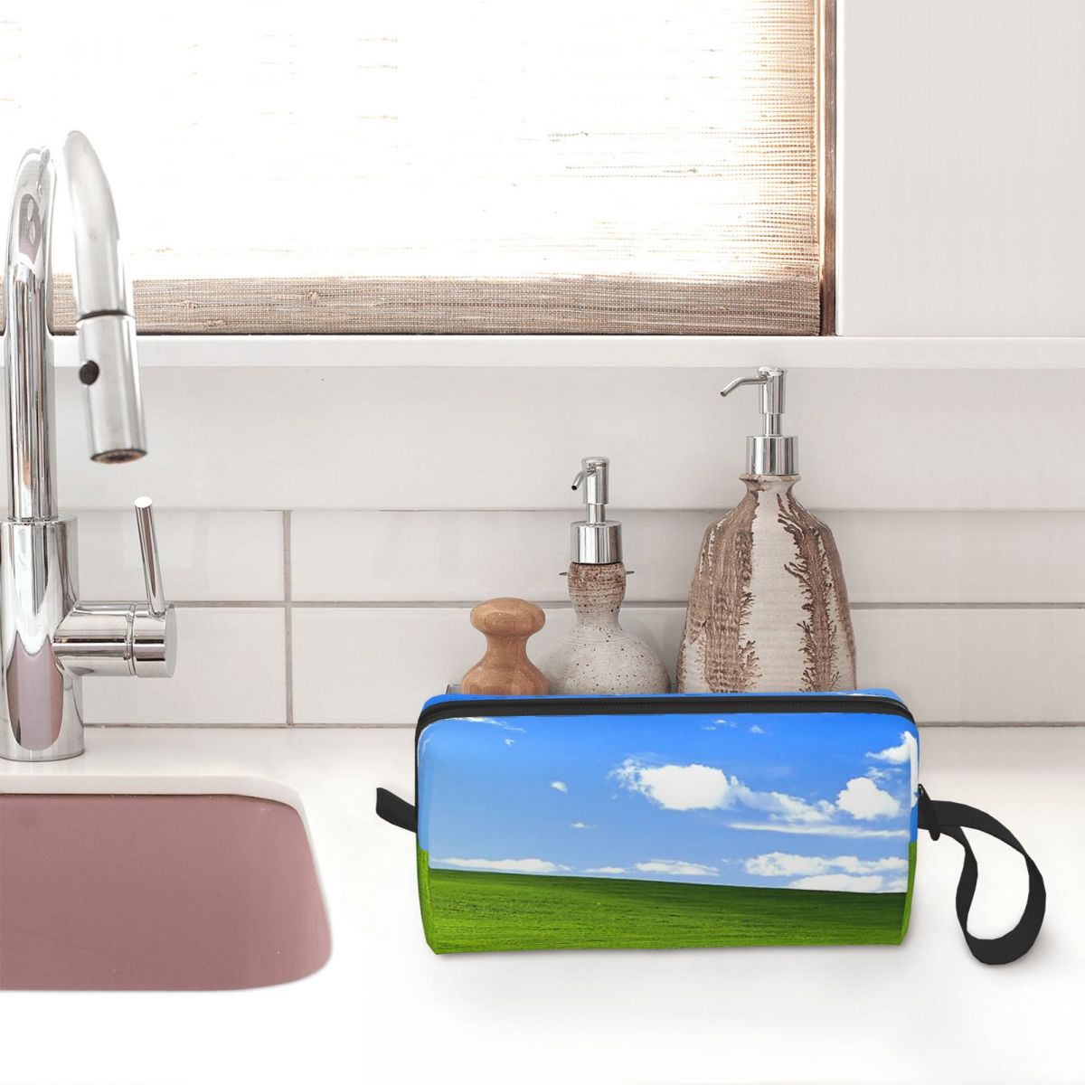 Bolsa de maquillaje con diseño - Beauty Makeup Wallpaper reseña y precio