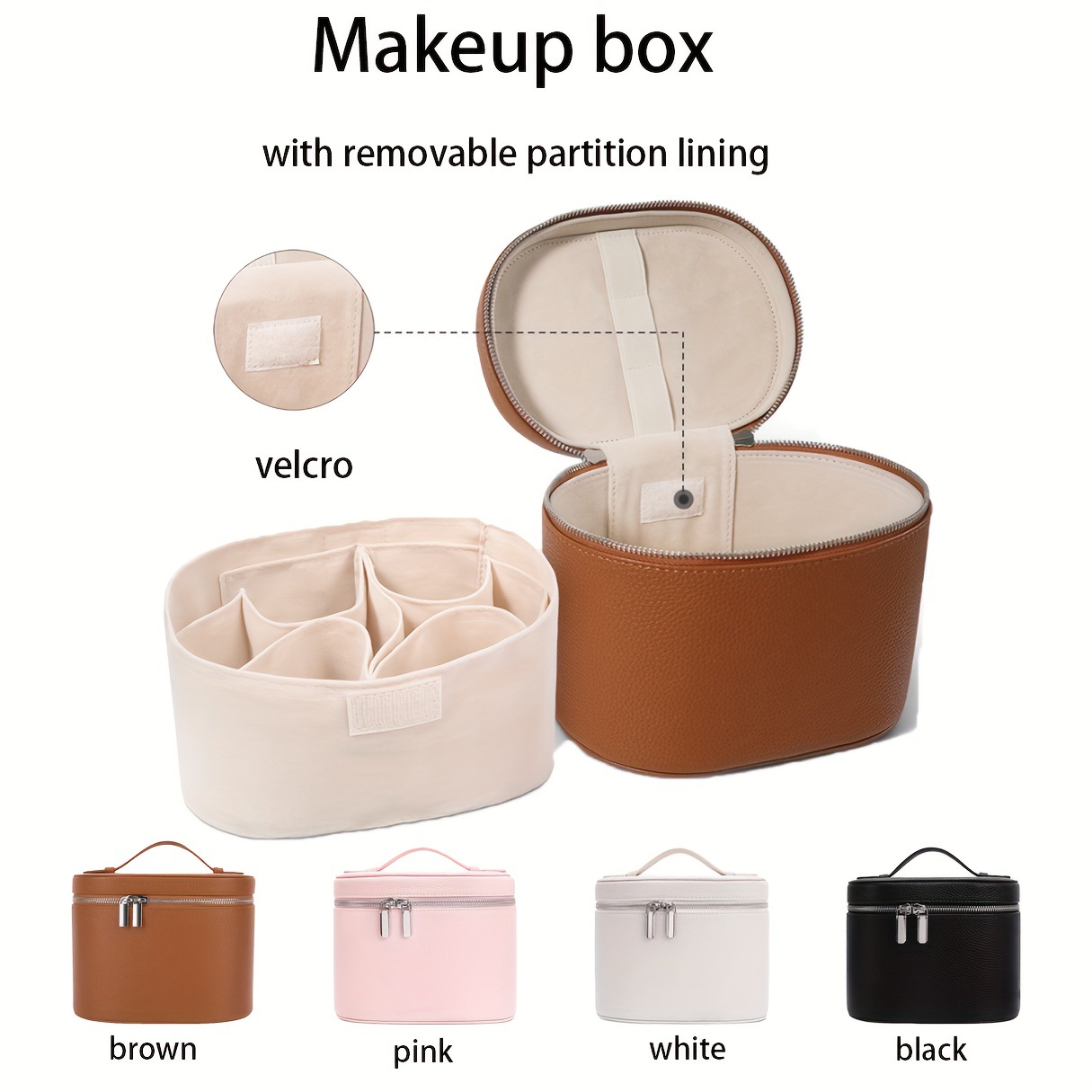 Bolsa de maquillaje de cuero P - Beauty Makeup Bag reseña y precio