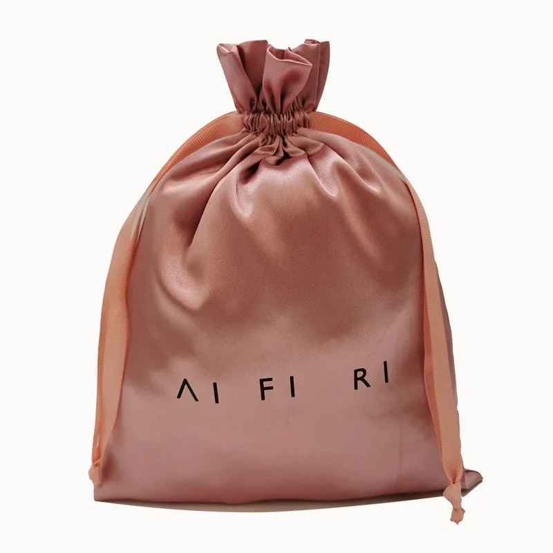 Bolsas de satén con cordón y l - Makeup Beauty House reseña y precio