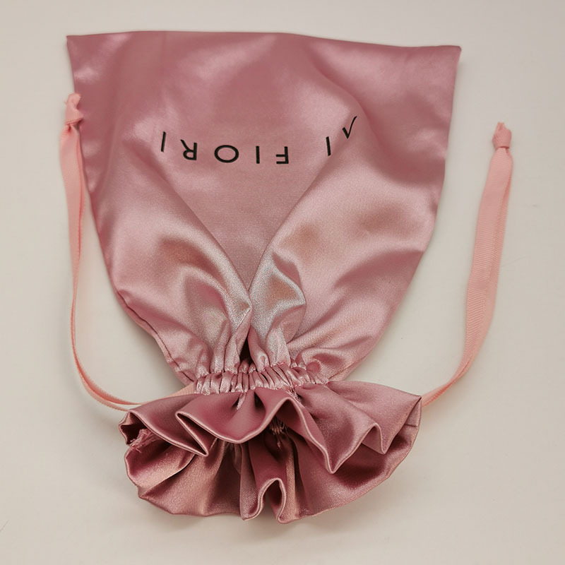 Bolsas de satén con cordón y l - Makeup Beauty House reseña y precio